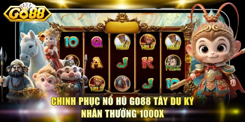 Chinh phục nổ hũ Go88 Tây Du Ký nhân thưởng 1000x